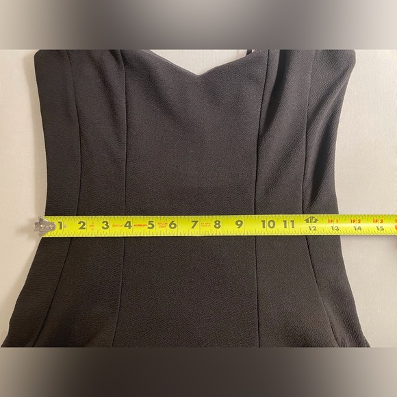 Forever 21 Sweetheart Neckline Fit & Flare Mini Dress Black Size L Juniors - Picture 11 of 13